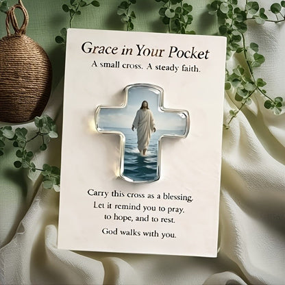 Jesus Cross Acrylic Pin