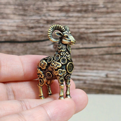 Ornate Ram Figurine