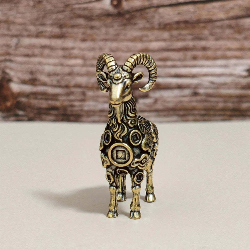 Ornate Ram Figurine
