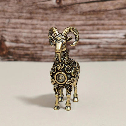 Ornate Ram Figurine
