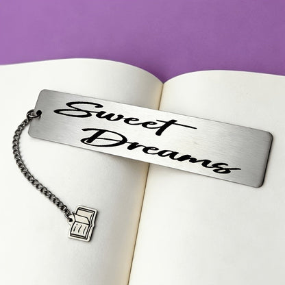 Sweet Dreams Engraved Bookmark