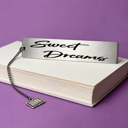 Sweet Dreams Engraved Bookmark