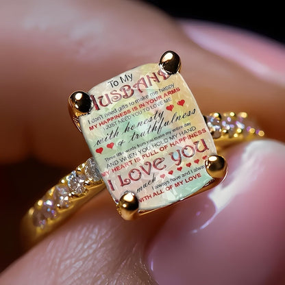 Husband Love Message Ring