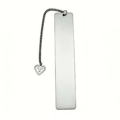 Mountain & Quote Stainless Steel Bookmark