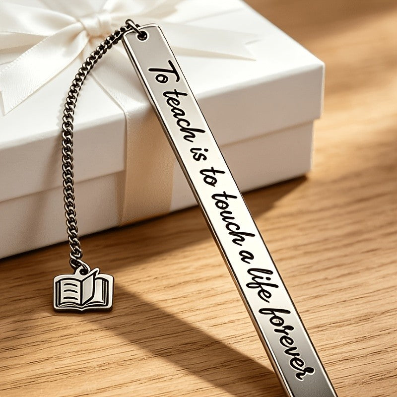 Engraved Teacher Quote Bookmark