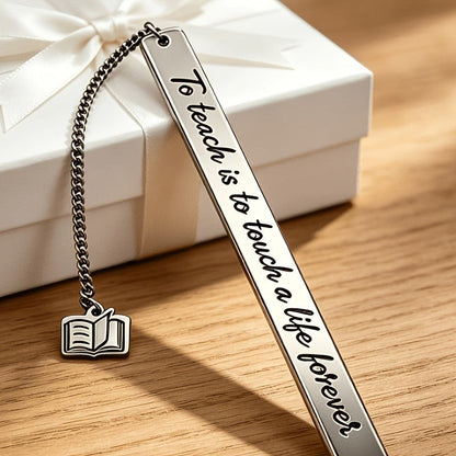 Engraved Teacher Quote Bookmark