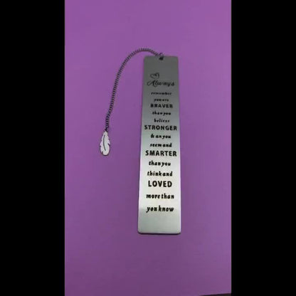 Always Remember Quote Bookmark