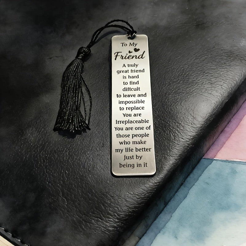 To My Friend Engraved Bookmark