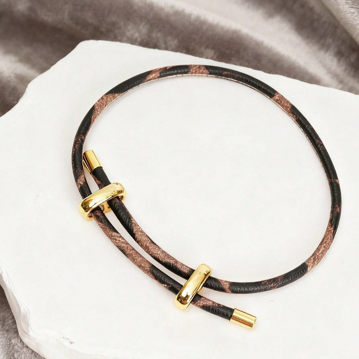 Leopard Print Adjustable Bracelet