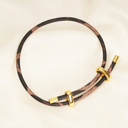 Leopard Print Adjustable Bracelet