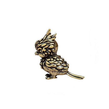 Vintage Brass Owl Figurine