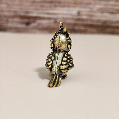 Vintage Brass Owl Figurine