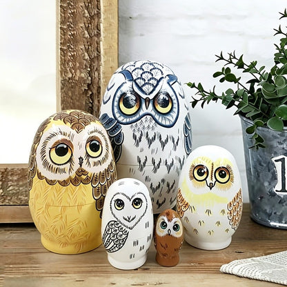 Owl Nesting Doll Set