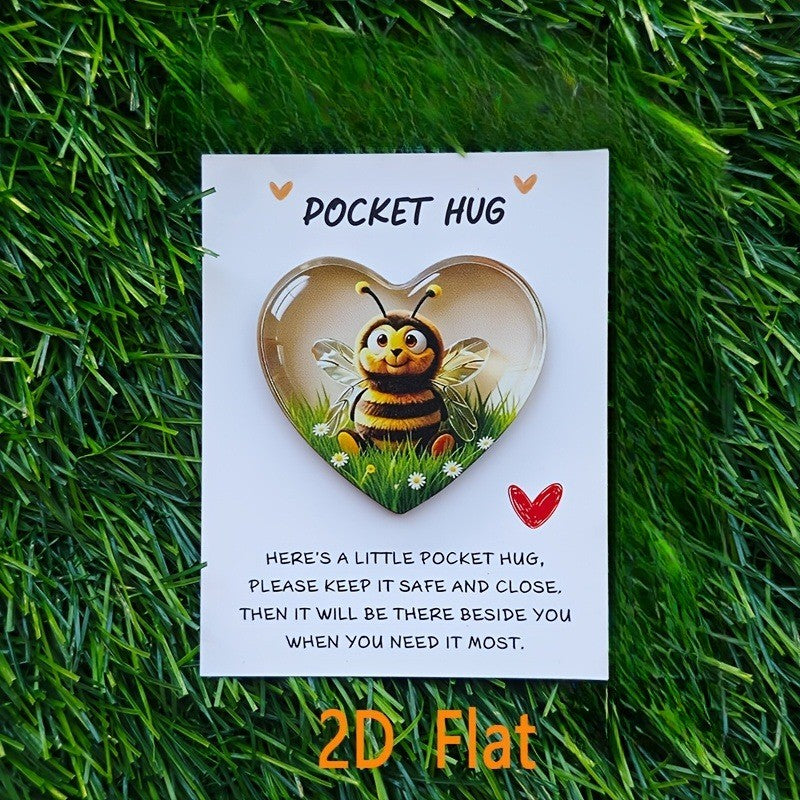 Bee Heart Pocket Hug Card