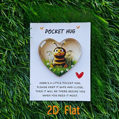 Bee Heart Pocket Hug Card