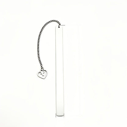 Engraved Quote Bookmark with Chain
