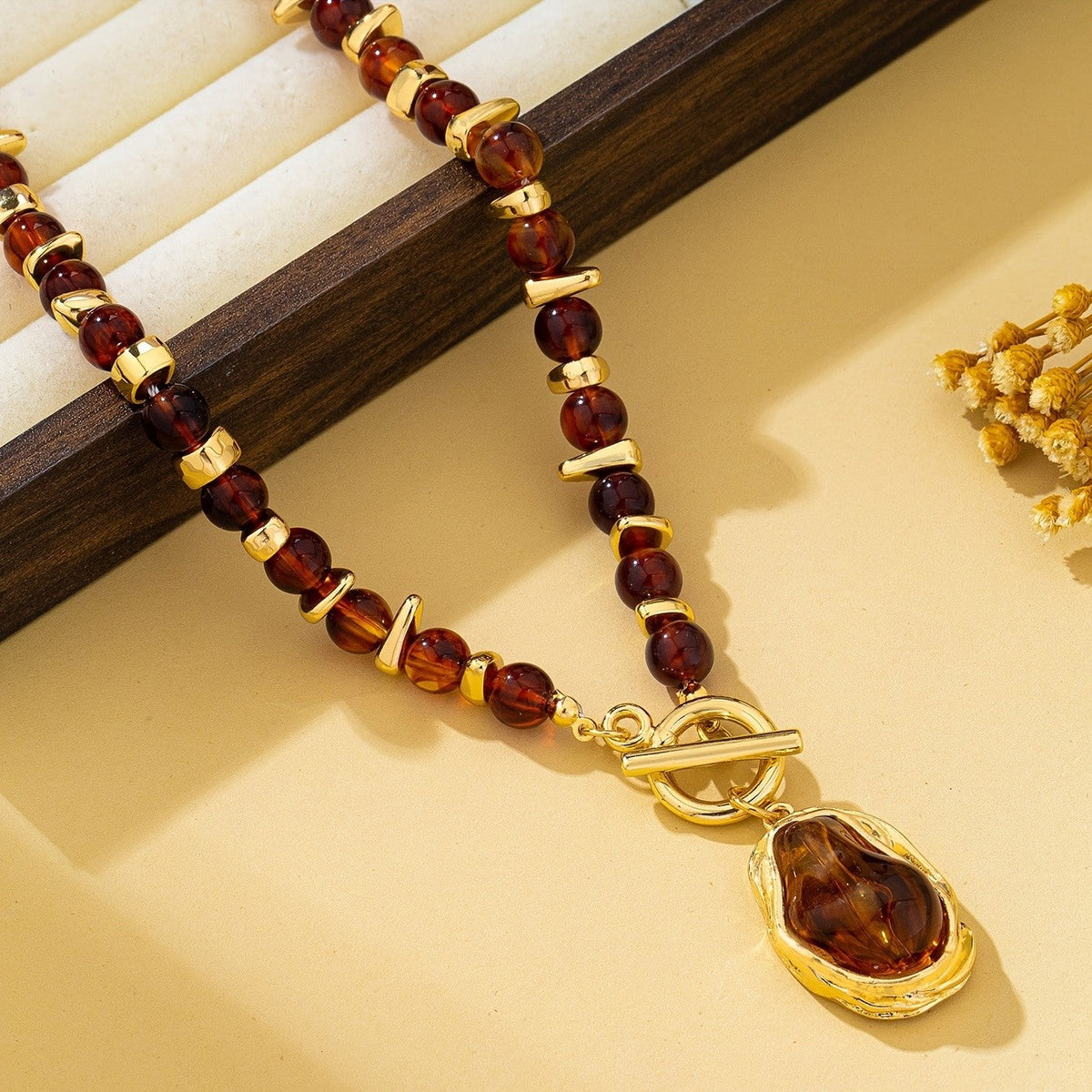 Multicolor Beaded Layered Necklace
