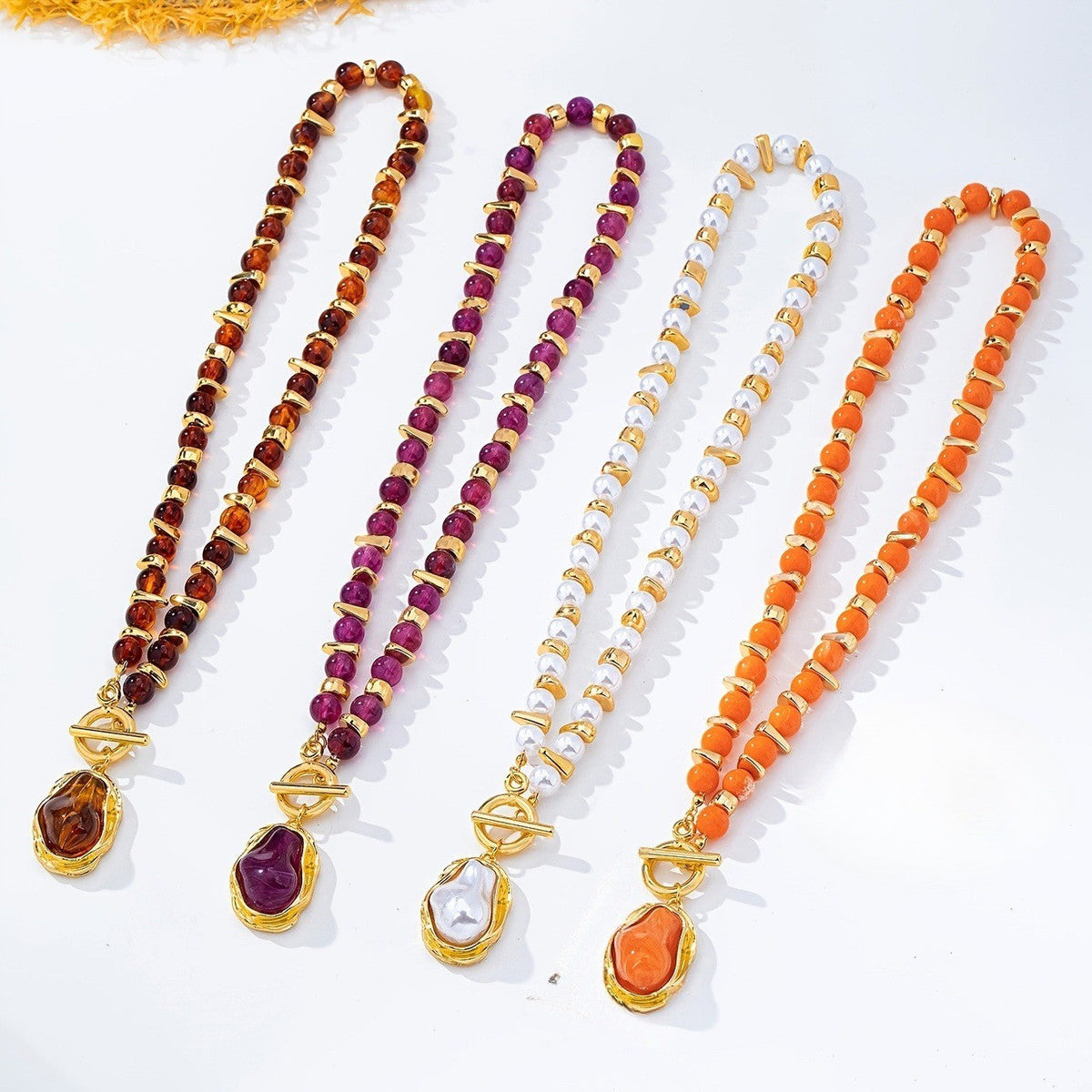 Multicolor Beaded Layered Necklace
