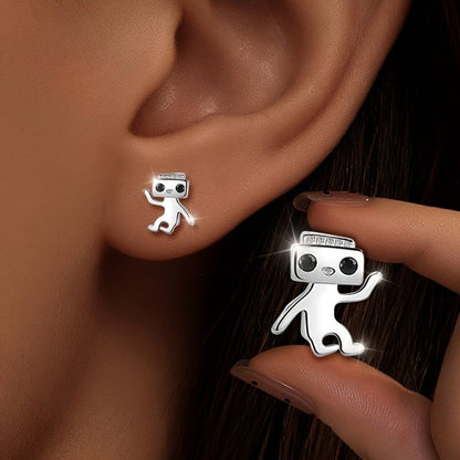 Robot Stud Earrings