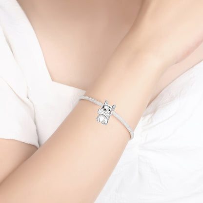 French Bulldog Bone Charm