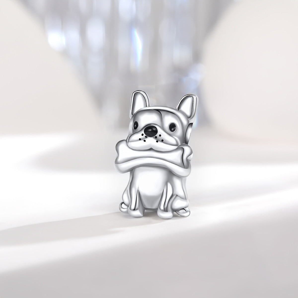 French Bulldog Bone Charm