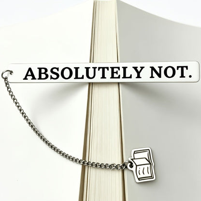 "Absolutely Not" Bookmark
