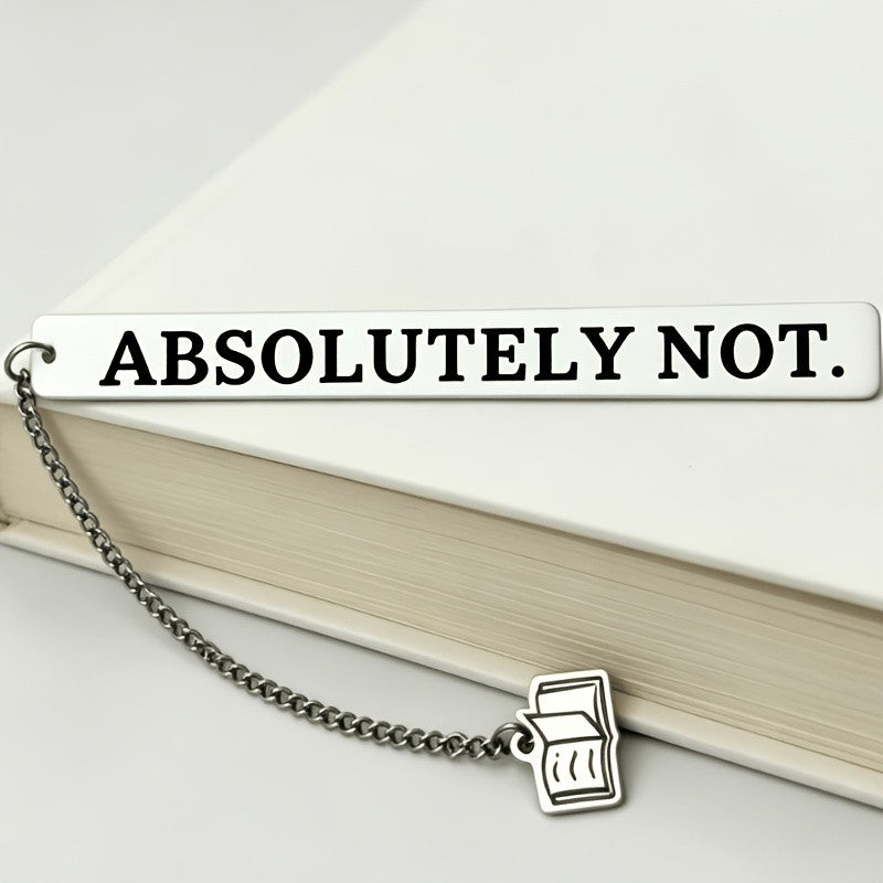 "Absolutely Not" Bookmark