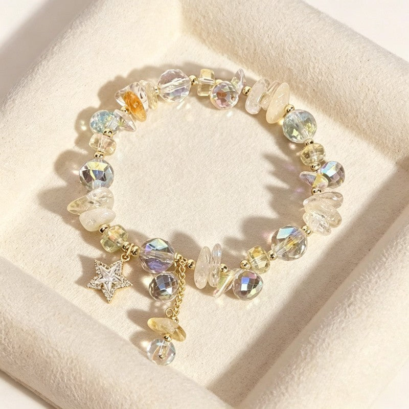 Iridescent Crystal Star Bracelet