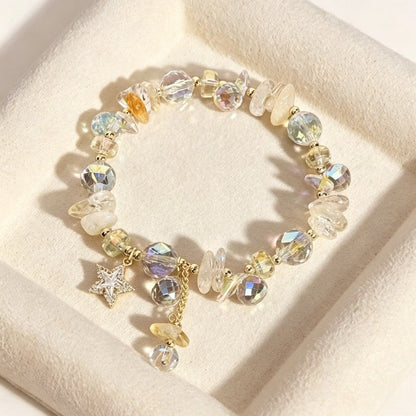 Iridescent Crystal Star Bracelet