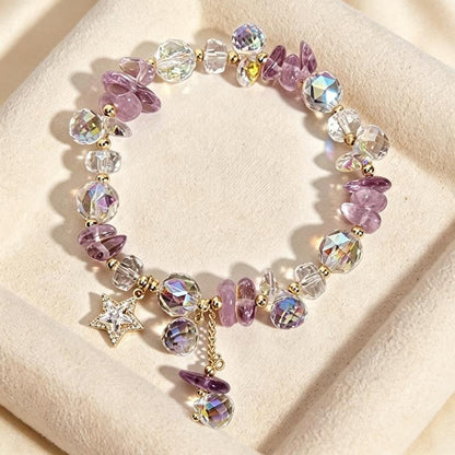 Iridescent Crystal Star Bracelet