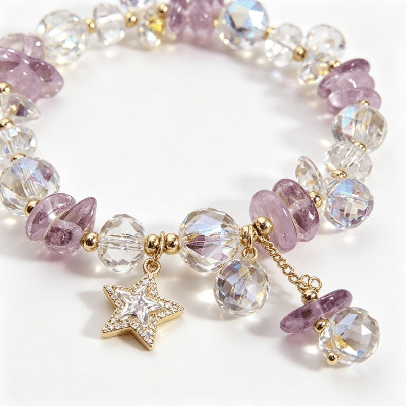 Iridescent Crystal Star Bracelet