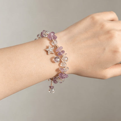 Iridescent Crystal Star Bracelet