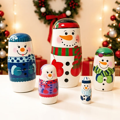 Snowman Nesting Doll Set