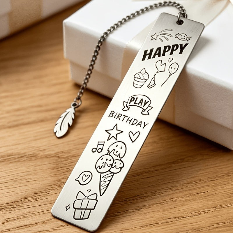 Happy Birthday Charm Bookmark