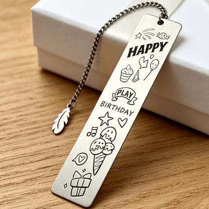 Happy Birthday Charm Bookmark
