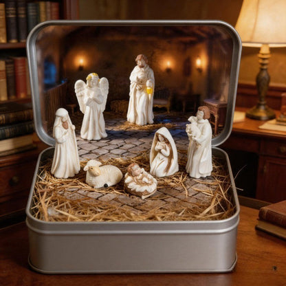 Portable Nativity Scene Set
