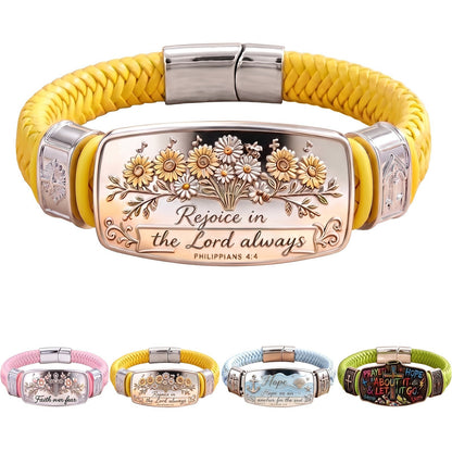 Hope Anchor Braided Bracelet