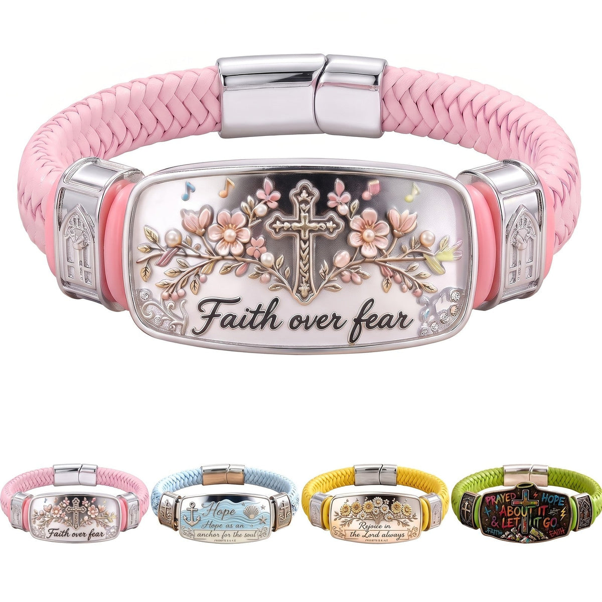 Hope Anchor Braided Bracelet