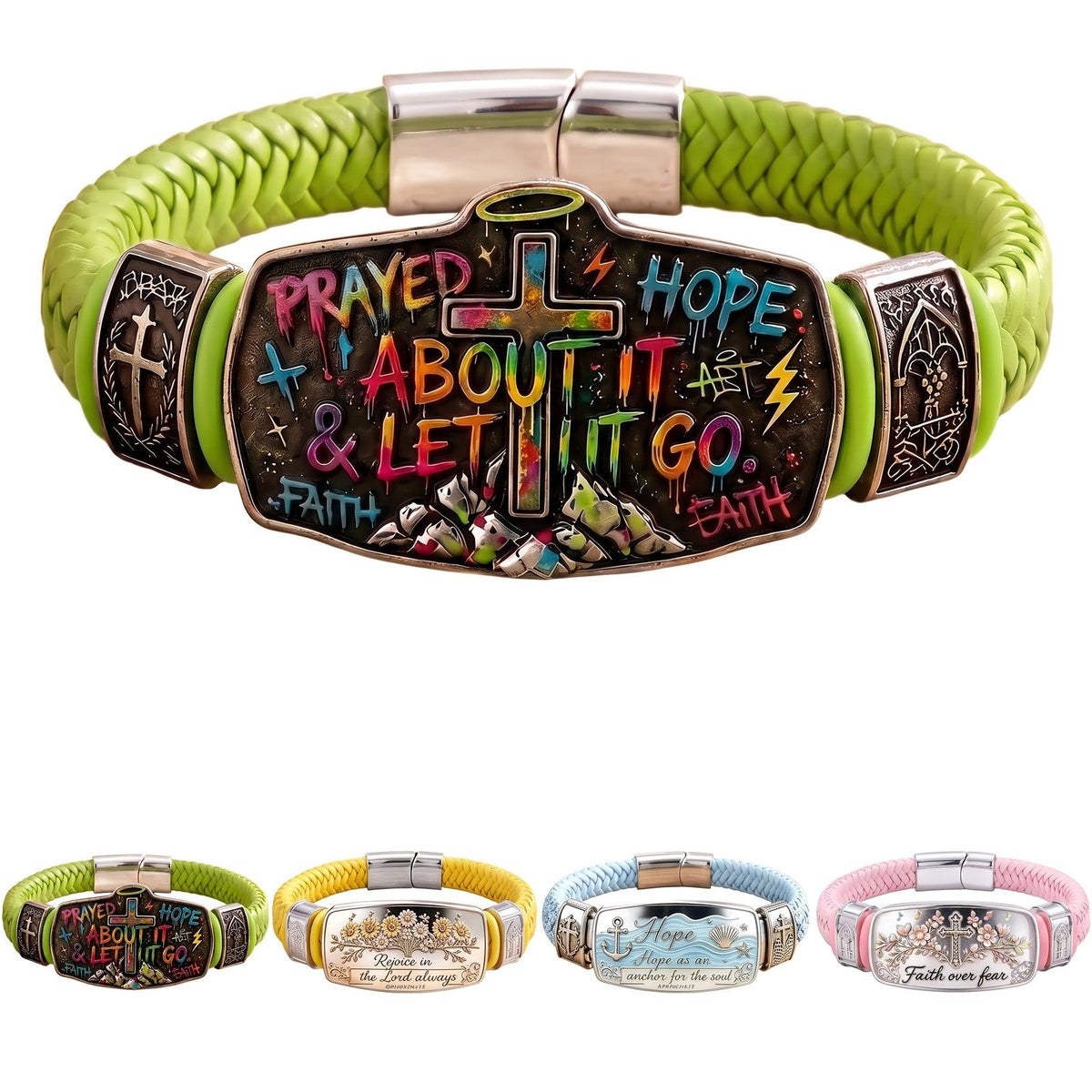 Hope Anchor Braided Bracelet