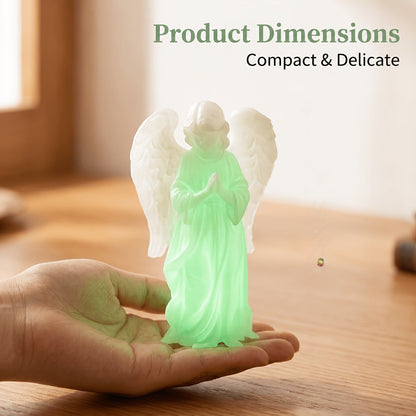 Glowing Angel Statue