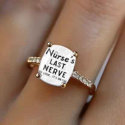 Nurse's Last Nerve Square Ring