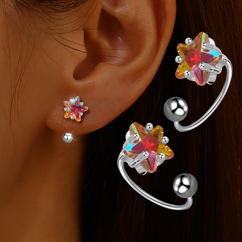 Iridescent Star Ear Cuff