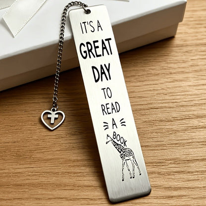 Giraffe Reading Bookmark