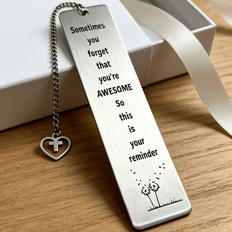 Awesome Reminder Metal Bookmark