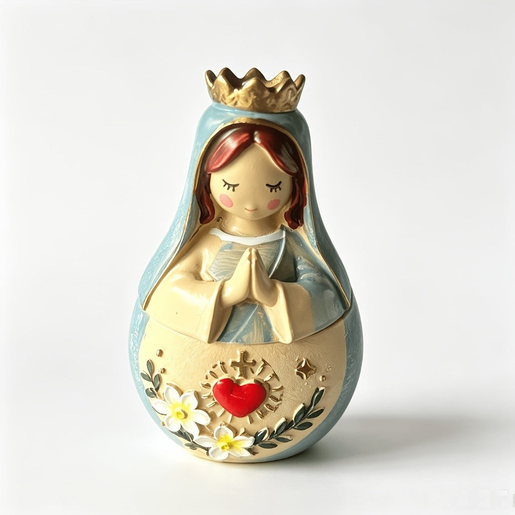 Praying Virgin Mary Figurine