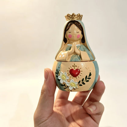 Praying Virgin Mary Figurine