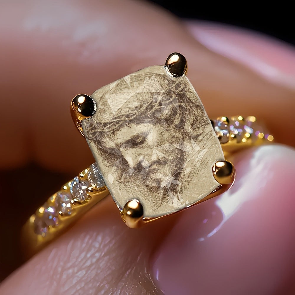 Crown of Thorns Square Ring