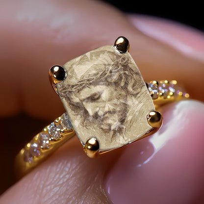 Crown of Thorns Square Ring