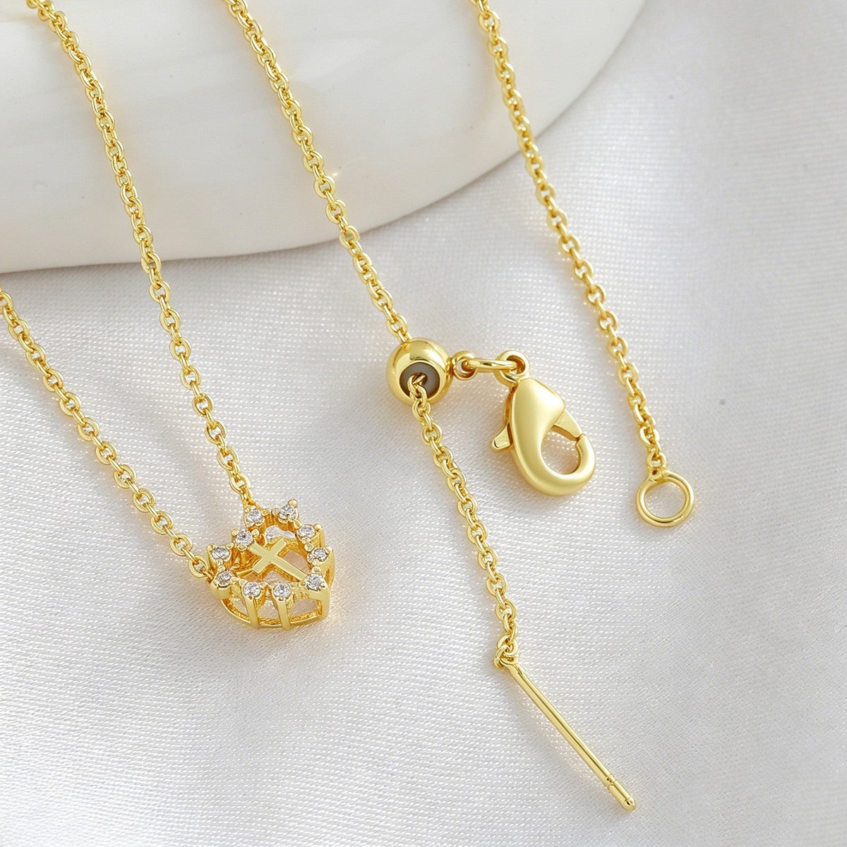 Cross Heart Necklace