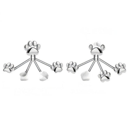 Paw Print Cluster Earrings